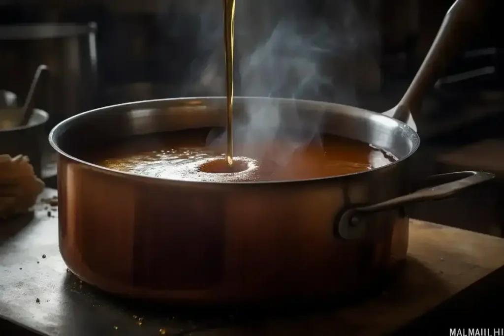  Heated milk forming small curds for Parmesan cheese